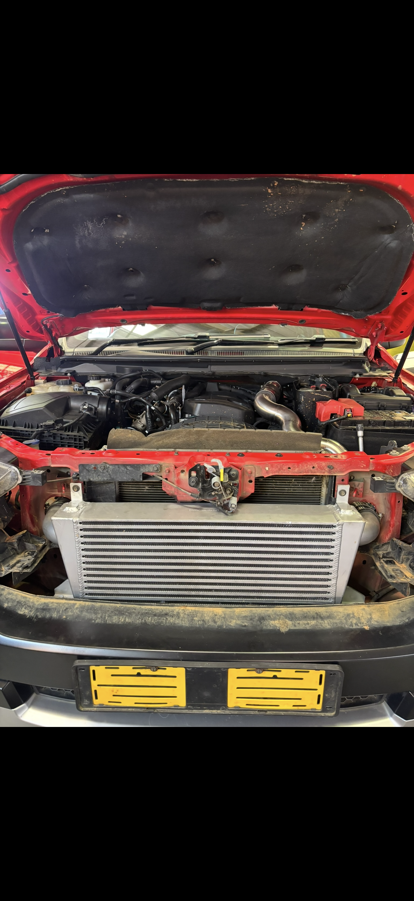 Ford Raptor Bi-Turbo Upgraded Intercooler with Boost Pipes