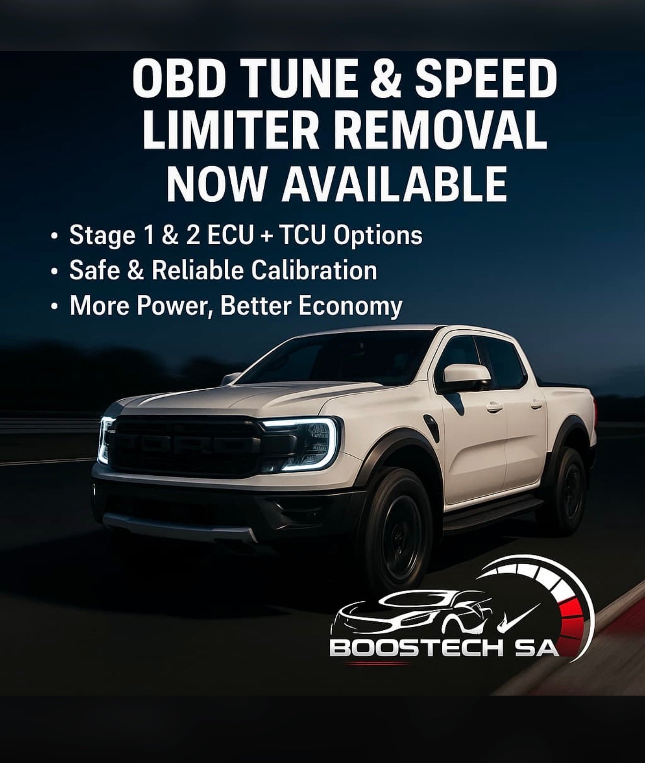 Ford Raptor V6 Stage 1 Software & Speed Limiter Removal