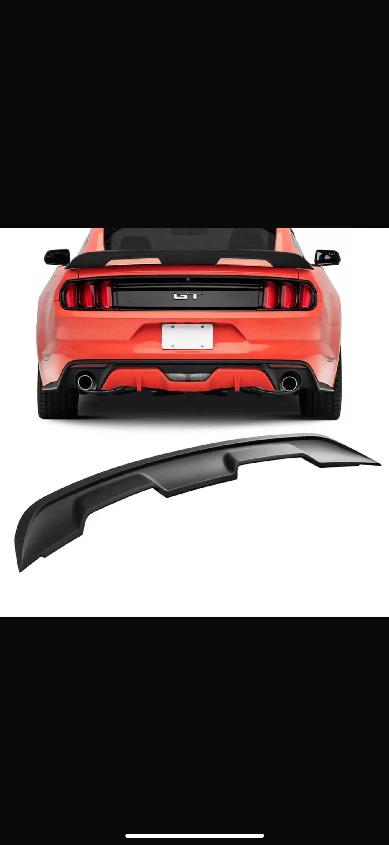 Ford Mustang GT Style Roof Spoiler 2018 - 2023