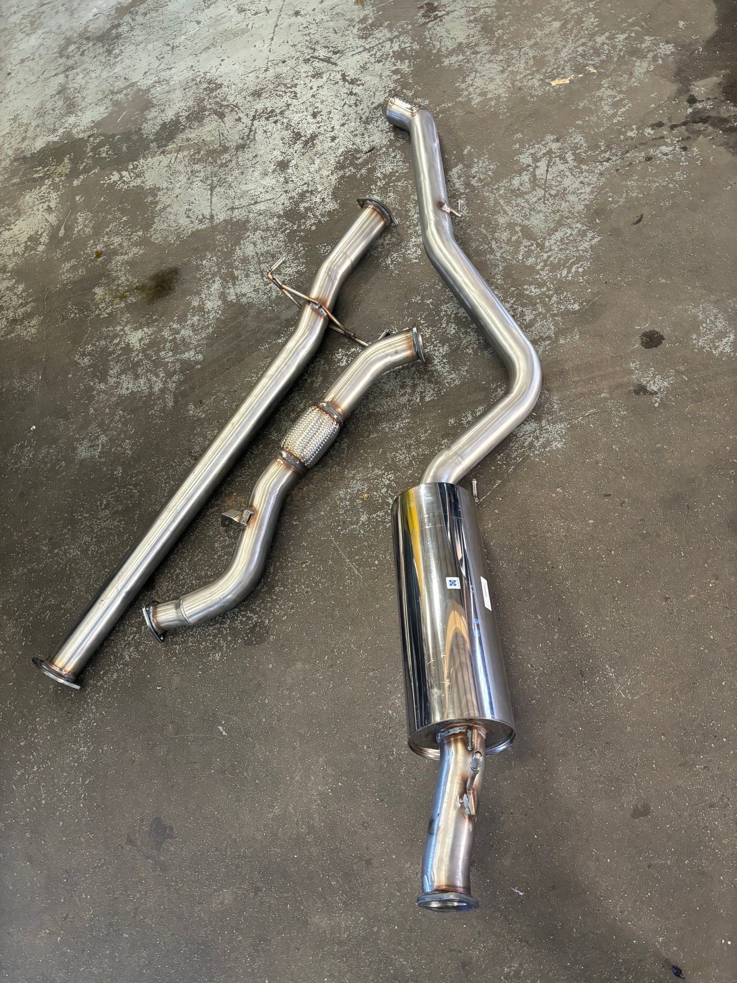 Mitsubishi Triton 2.4 Full Exhaust System & Downpipe