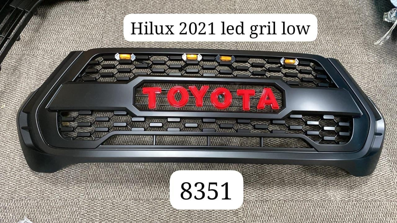 Toyota Hilux 2021 + Raider Grill with LED