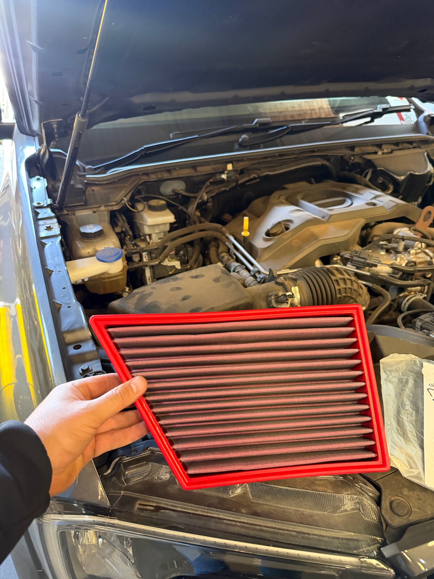 Ford Ranger Next gen V6 diesel drop in performance BMC filter
