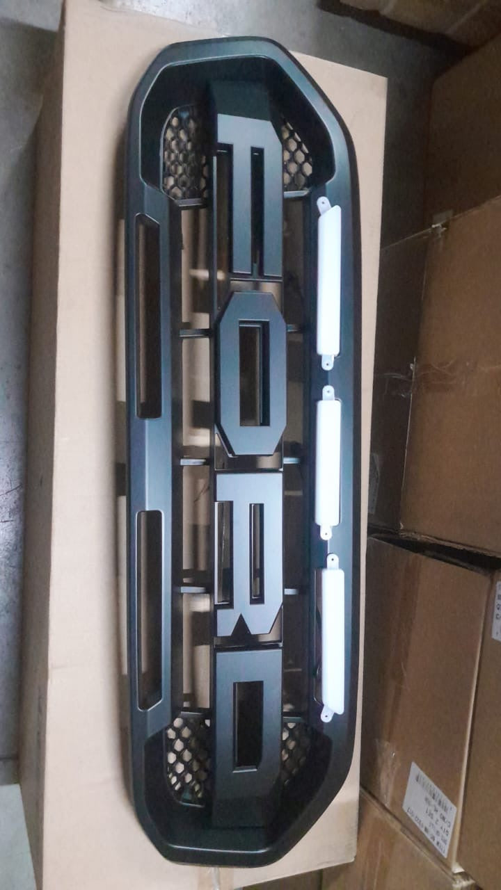 Ford Ranger T8 Grill with LED Black Letters
