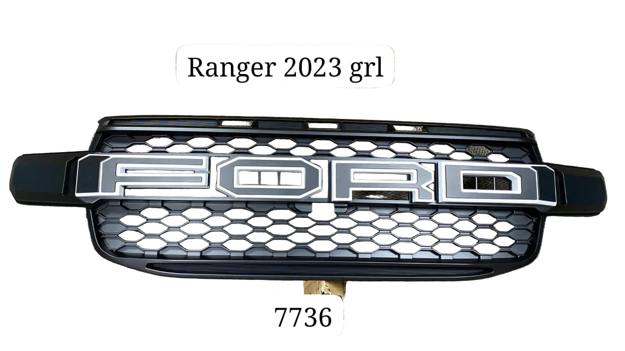 Ford Ranger T9 XLT Wildtrak Grill Non LED (White Letters)