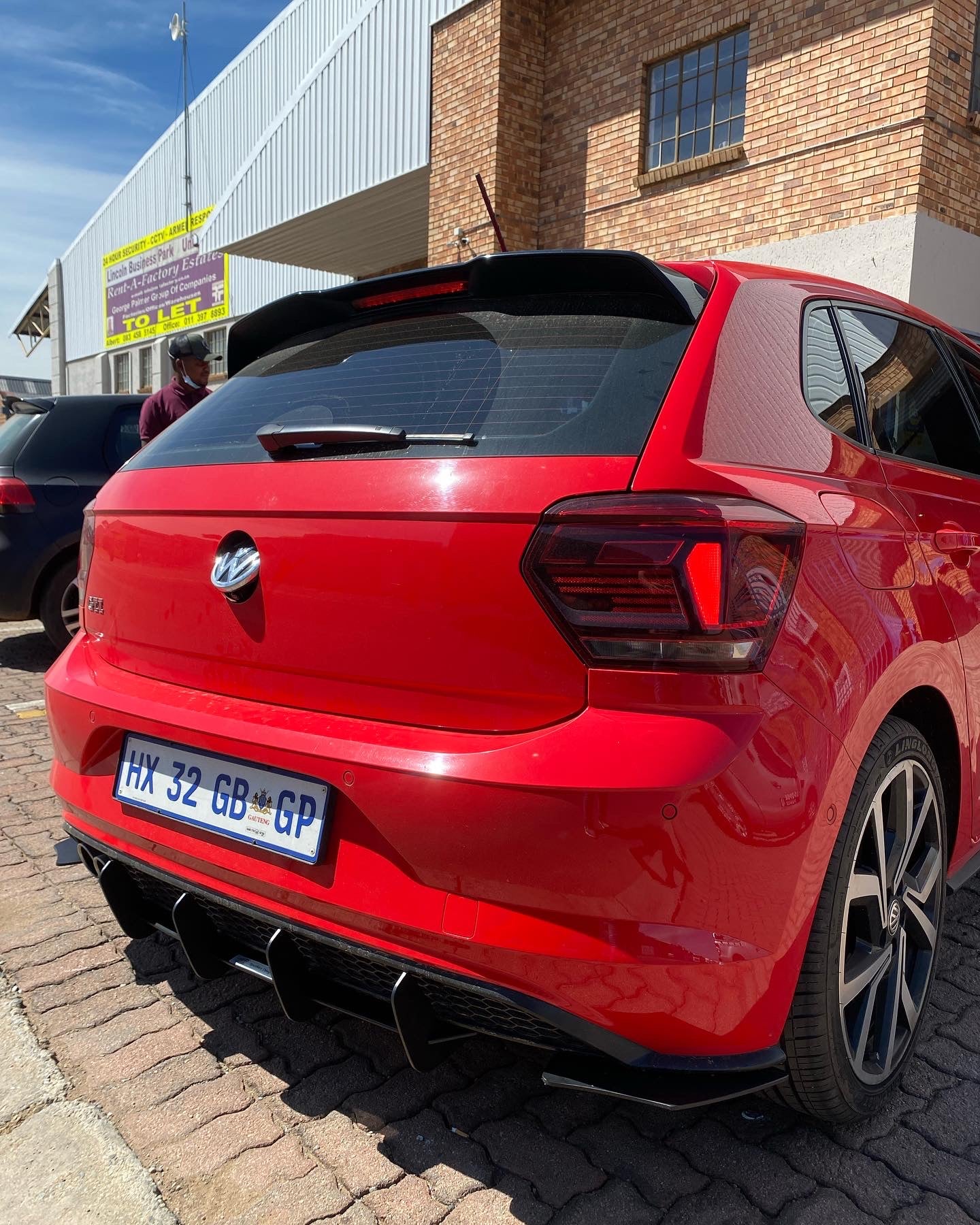 VW Polo 8 AW GTI Rear Add-On Diffuser