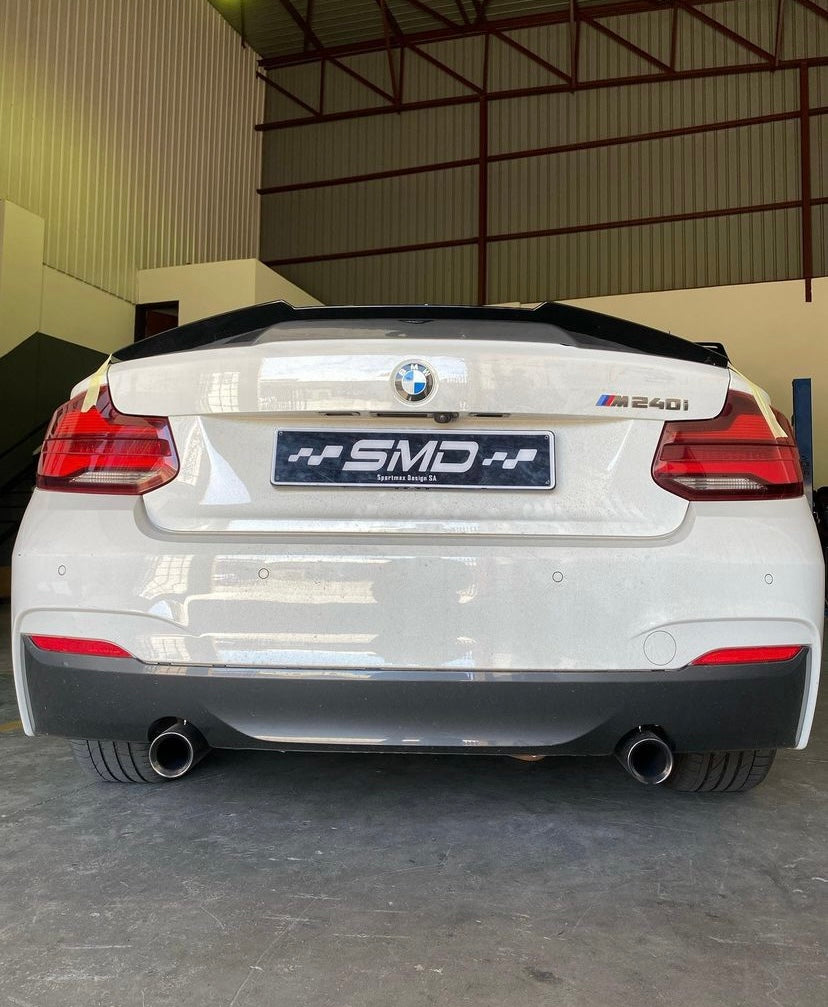 BMW F22/F87 M4 Style Gloss Black Boot Spoiler
