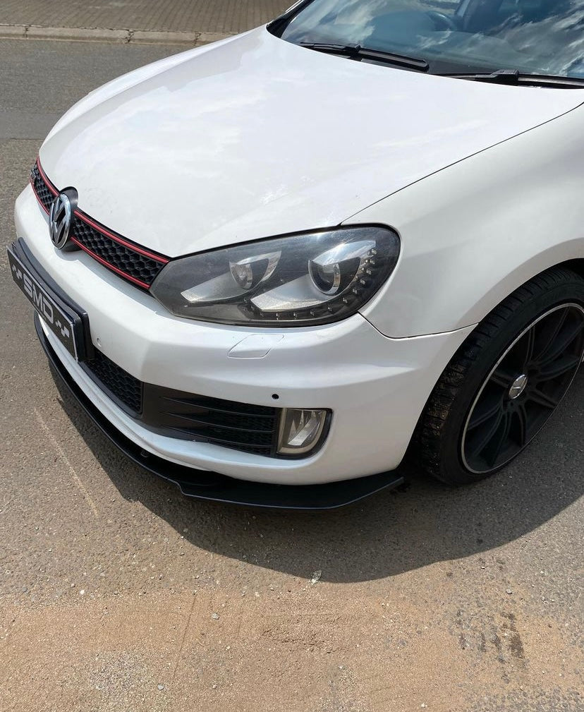 VW Golf MK 6 GTI Front Spoiler 3 Piece