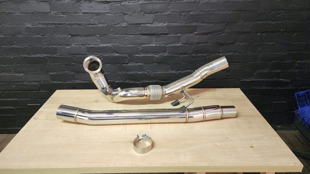 VW MK7R / AUDI S3 8V Decat Stainless Steel Downpipe
