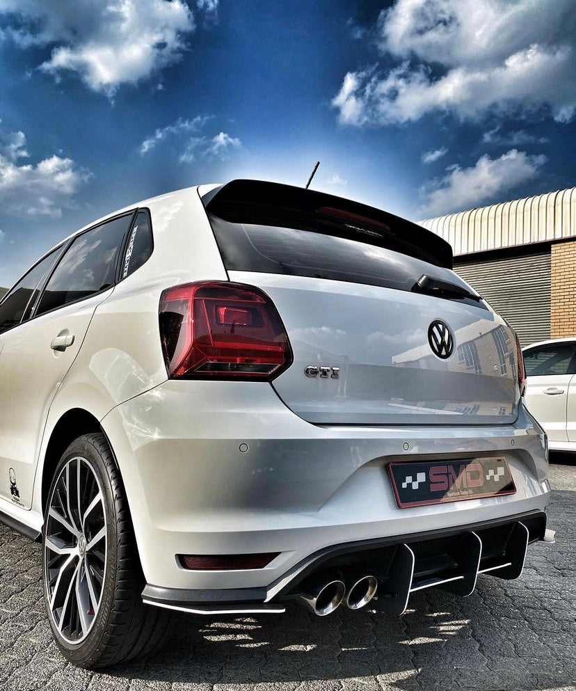 VW Polo 6C GTI Facelift Add-On Rear Diffuser (2015-2017)