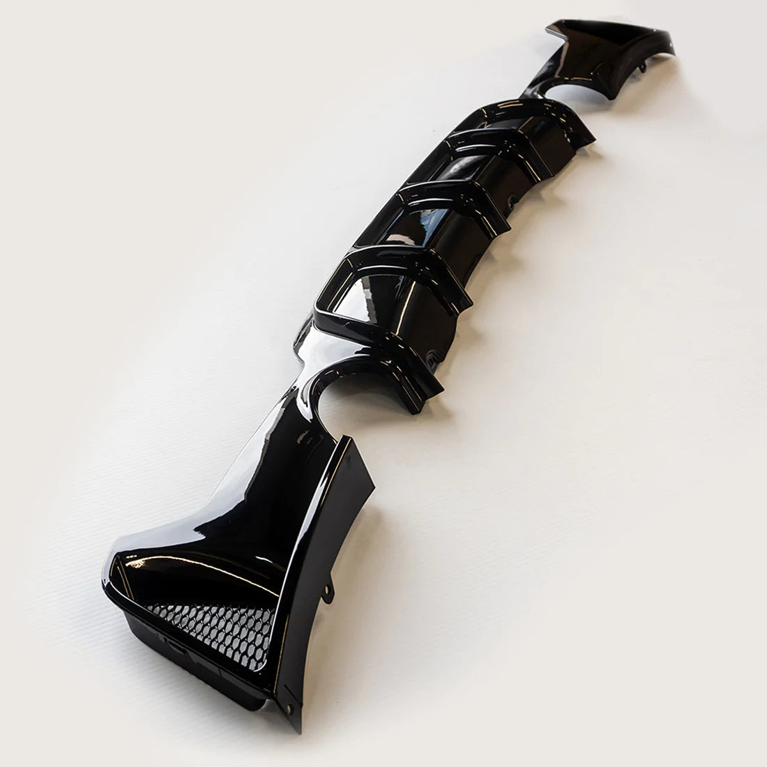 BMW 4 Series F32 / F36 - Rear Diffuser Dual Exit Single Pipe Gloss Black