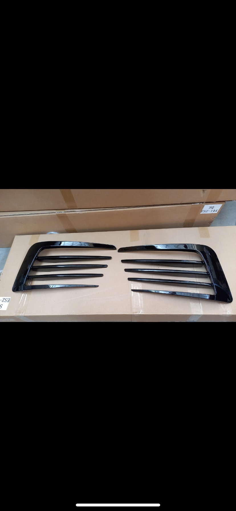 VW Golf MK7 GTI Gloss Black Front Canards