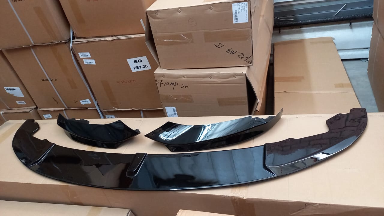 BMW F32 / F33 4-Series Gloss Black 3-Piece Front Spoiler (14-18)