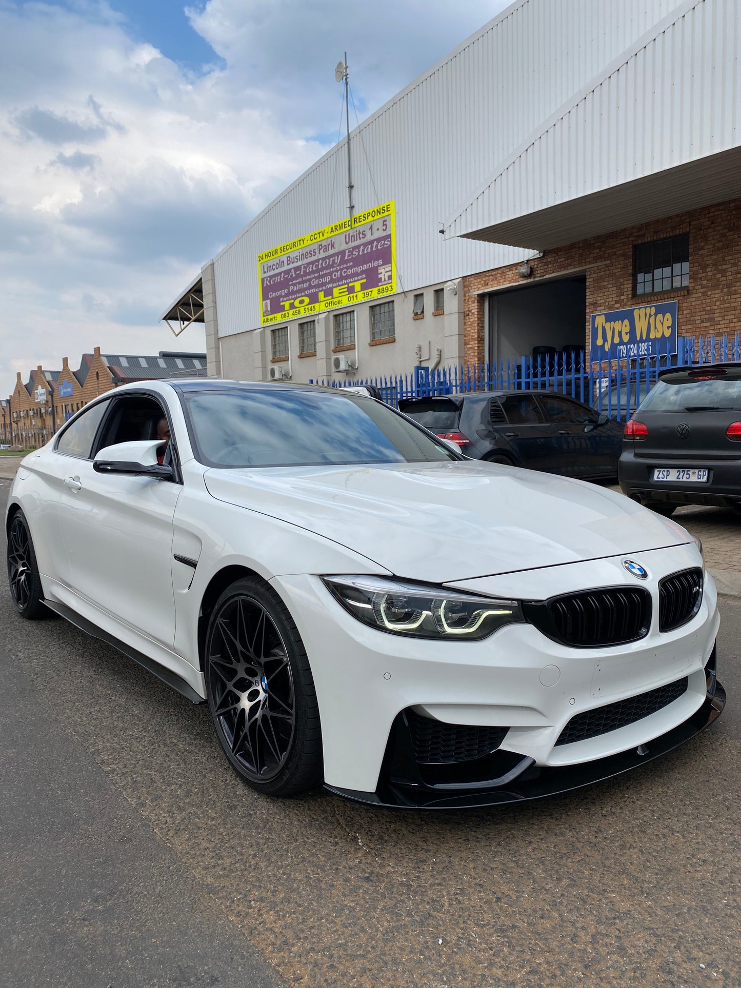 BMW F80/F82 M3 M4 Front MP Spoiler Gloss Black