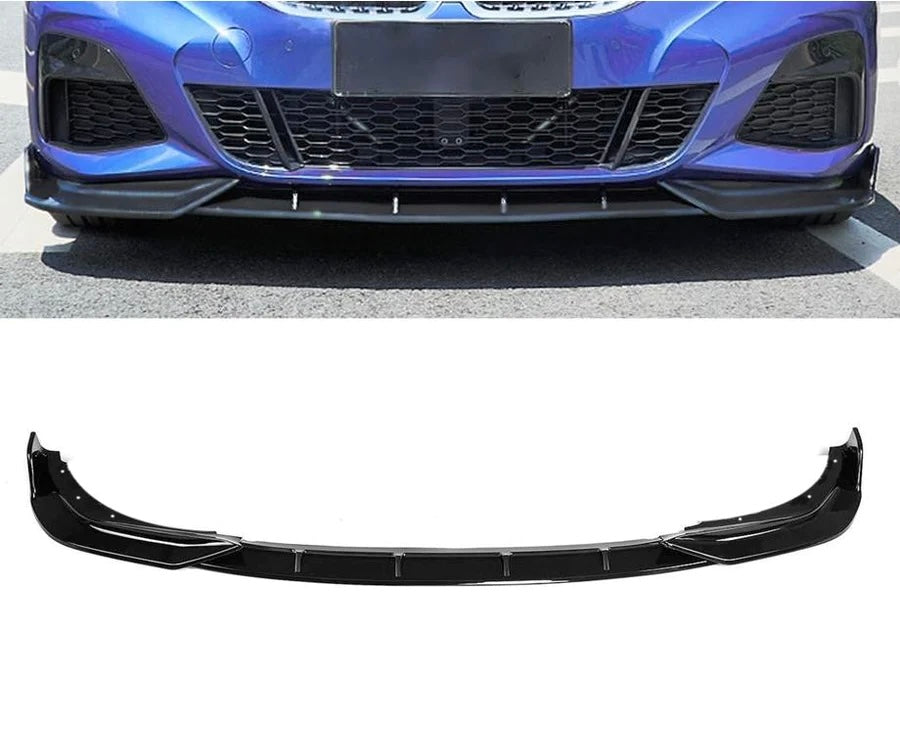 BMW G20 3-Series (2019-On) Gloss Black 3- Piece Front Spoiler