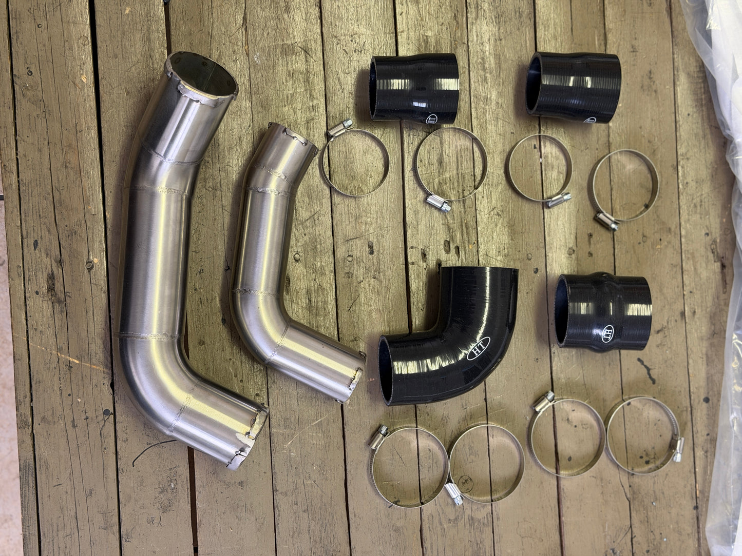 Ford Ranger 3.2 stainless steel boost pipes