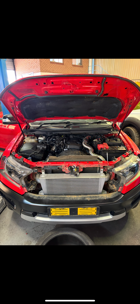 Ford Raptor Bi-Turbo Upgraded Intercooler with Boost Pipes
