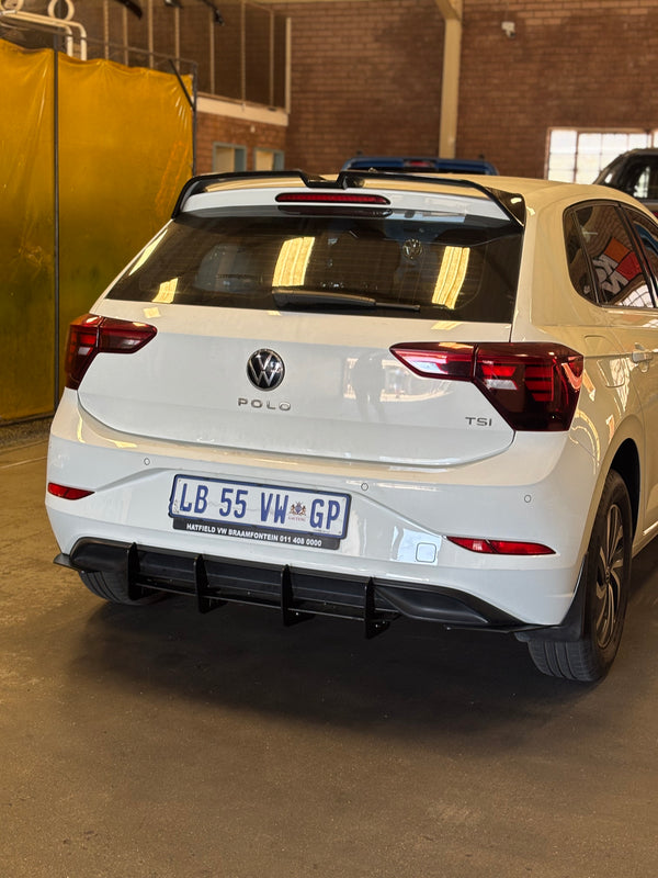 VW Polo Life/ TSi Rear Add-On Diffuser – SPORTMAX DESIGN SA