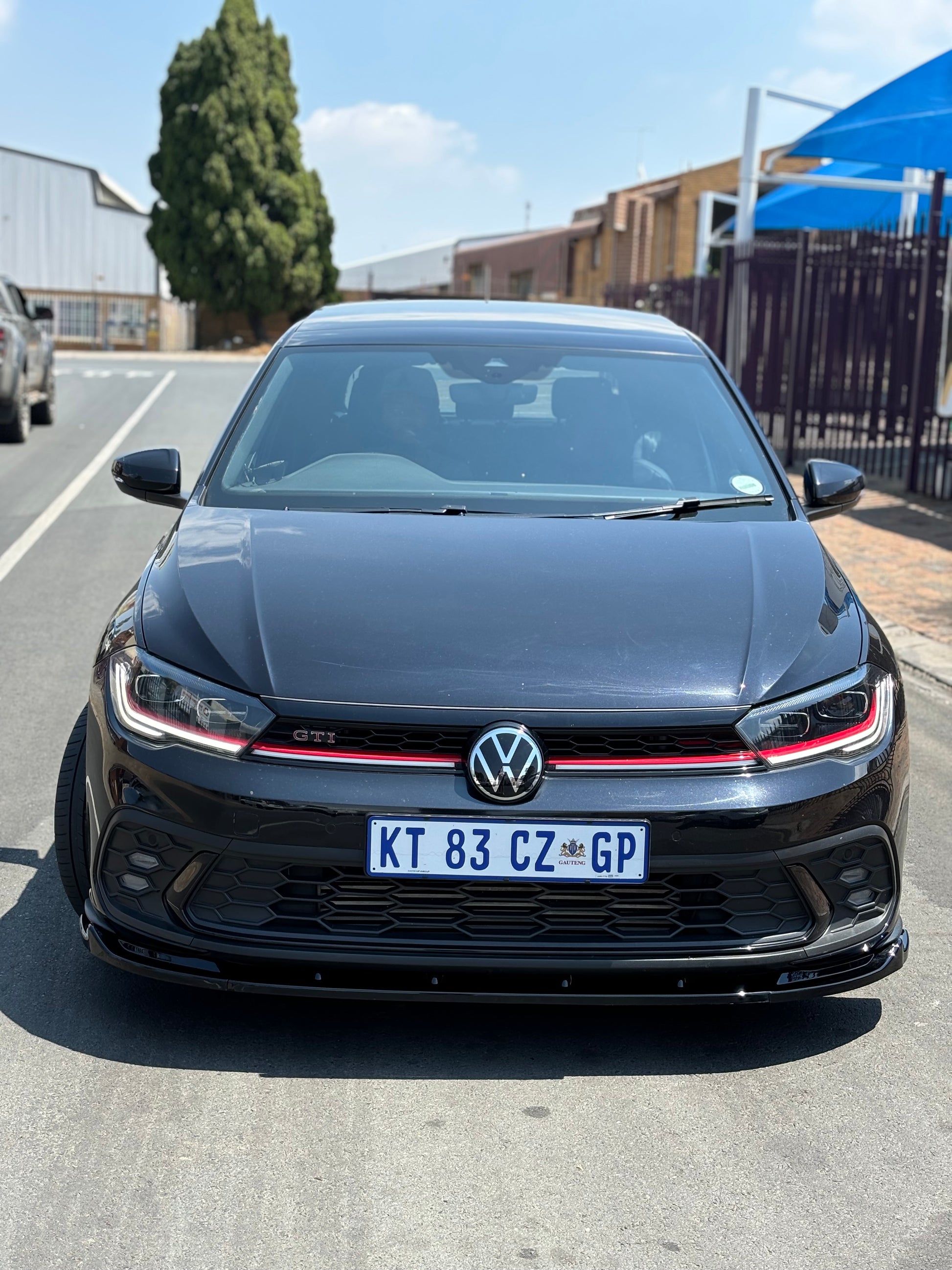 VW Polo TSi/R-Line/GTi/ Life Front Lip Spoiler New Style Gloss