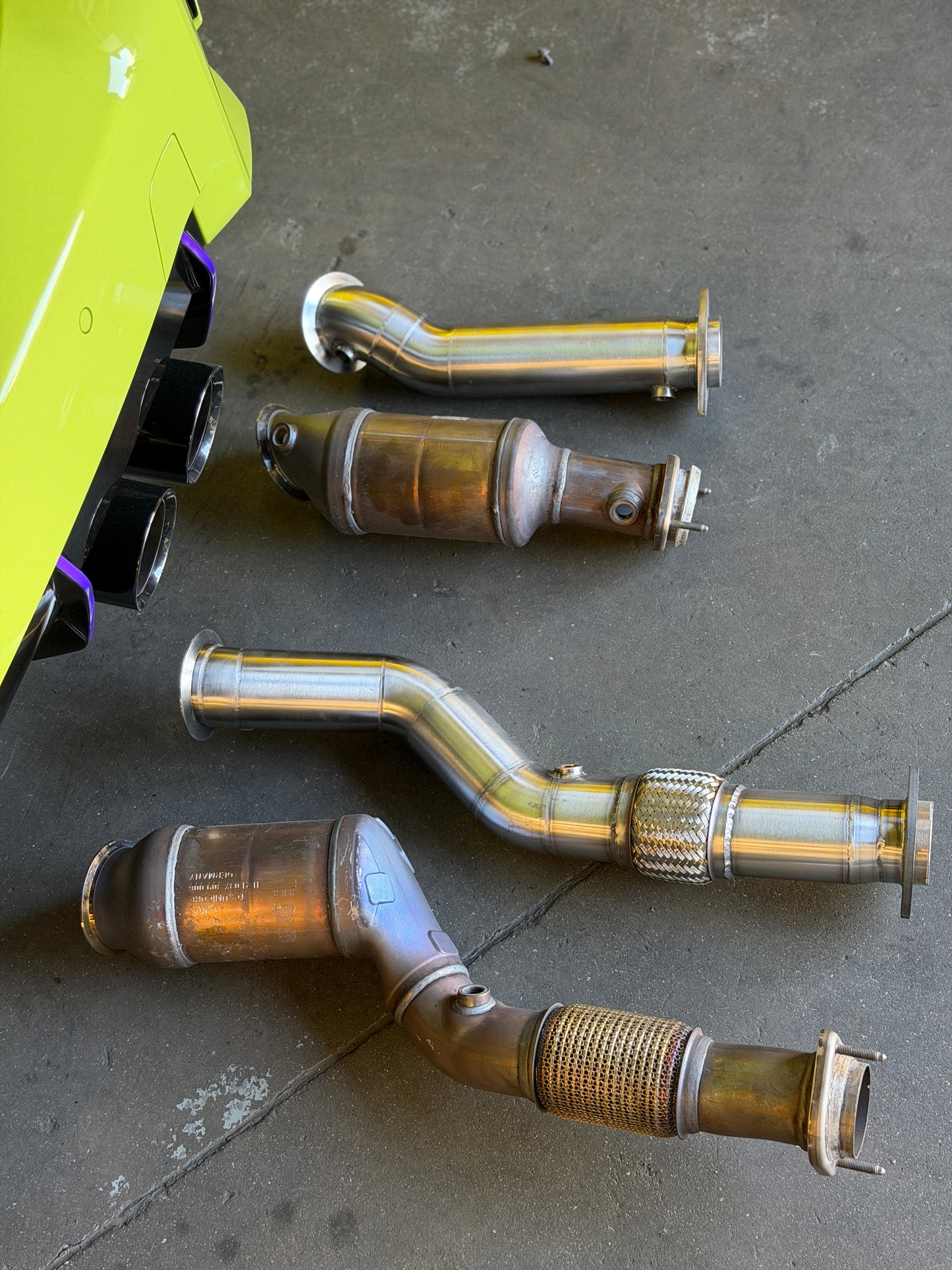 BMW S58 stainless steel Downpipes G80 G82 G87