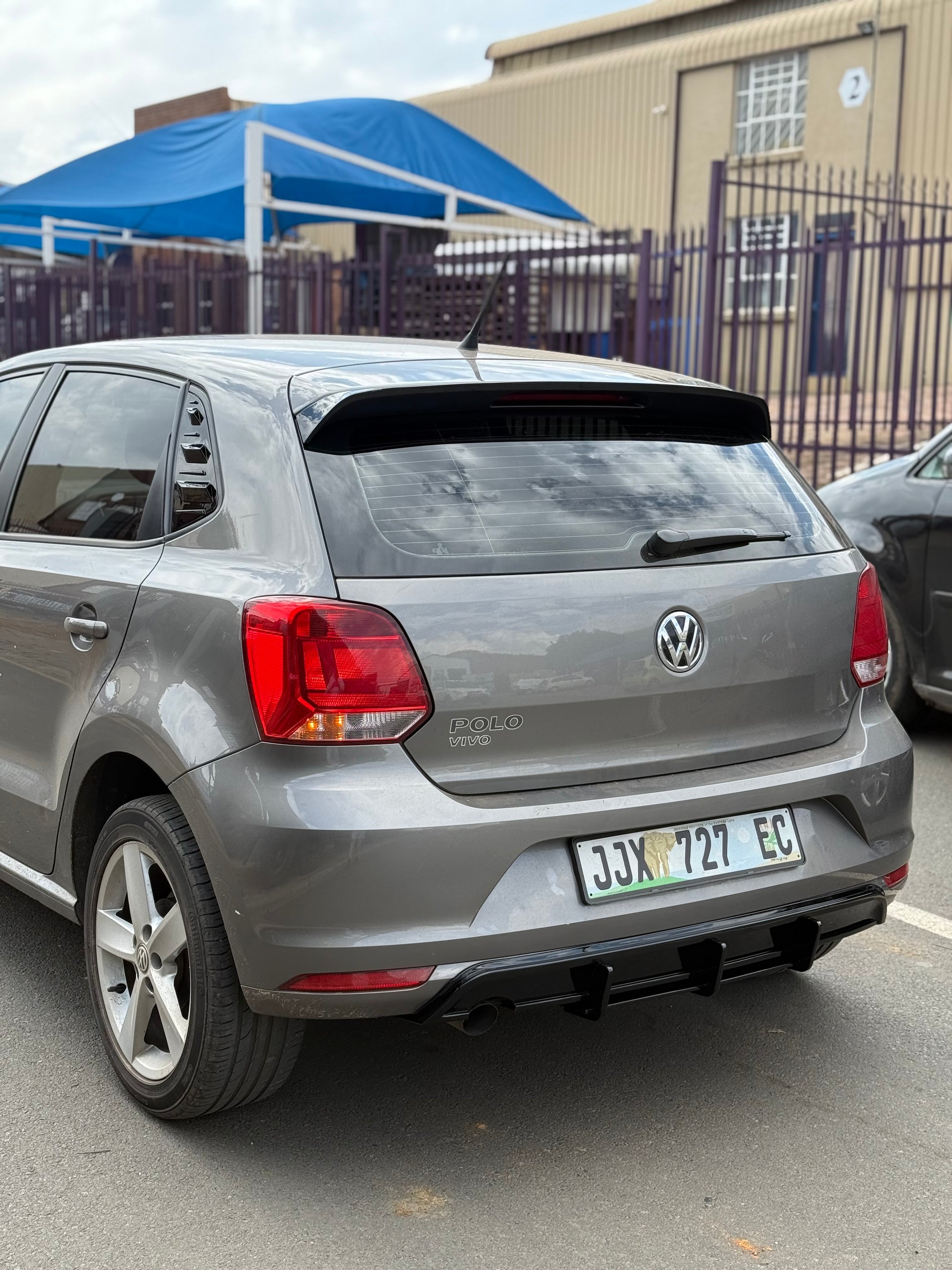 VW Polo 6 Tsi/Vivo Rear Add-On Diffuser – SPORTMAX DESIGN SA