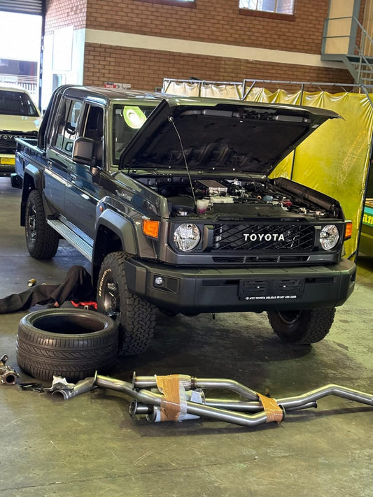 Toyota Land Cruiser  70 series 2.8 GD6 New Full Exhaust System & Downpipe