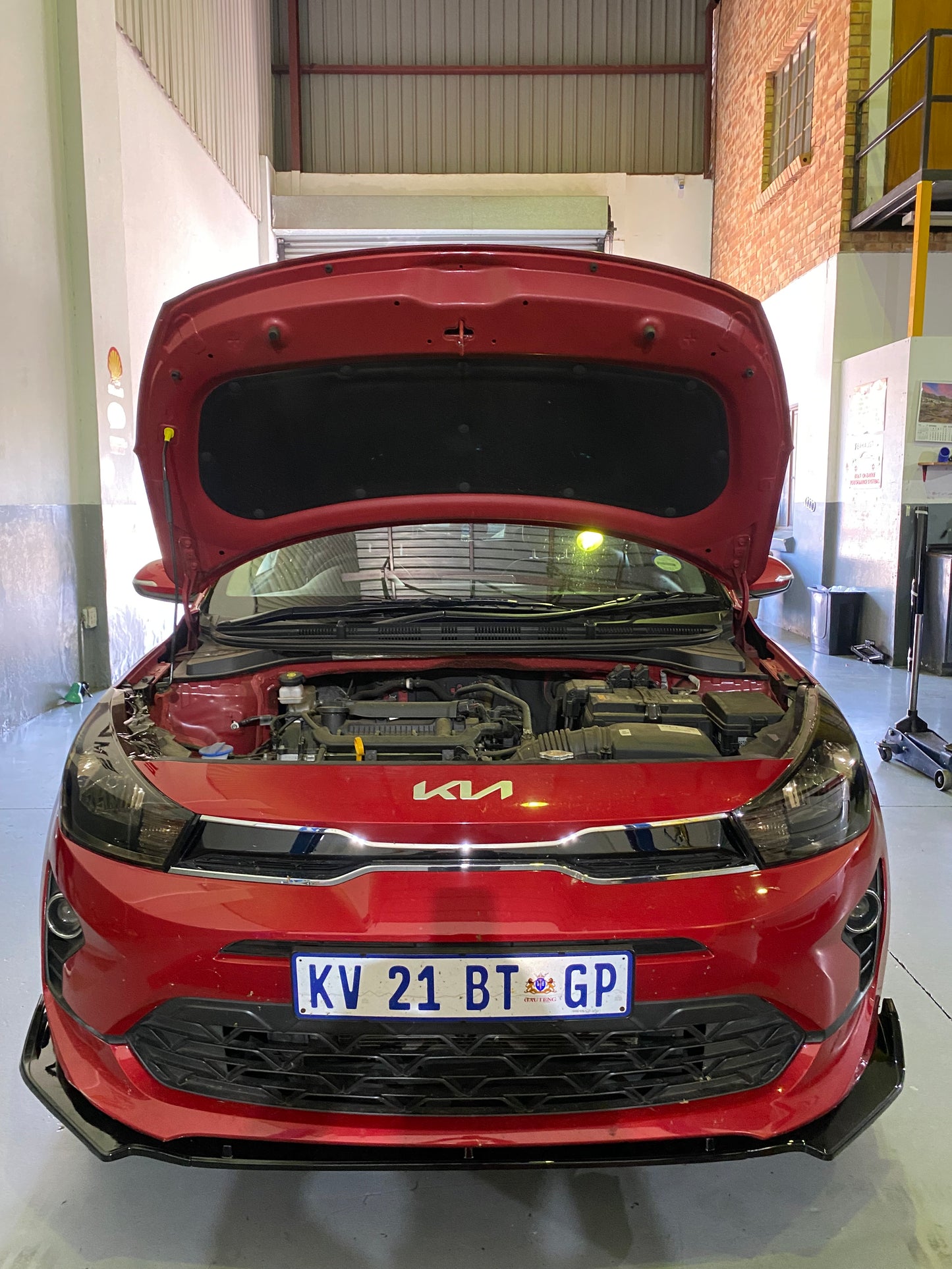 Kia Rio 2019+ Gloss Black Front Lip Spoiler