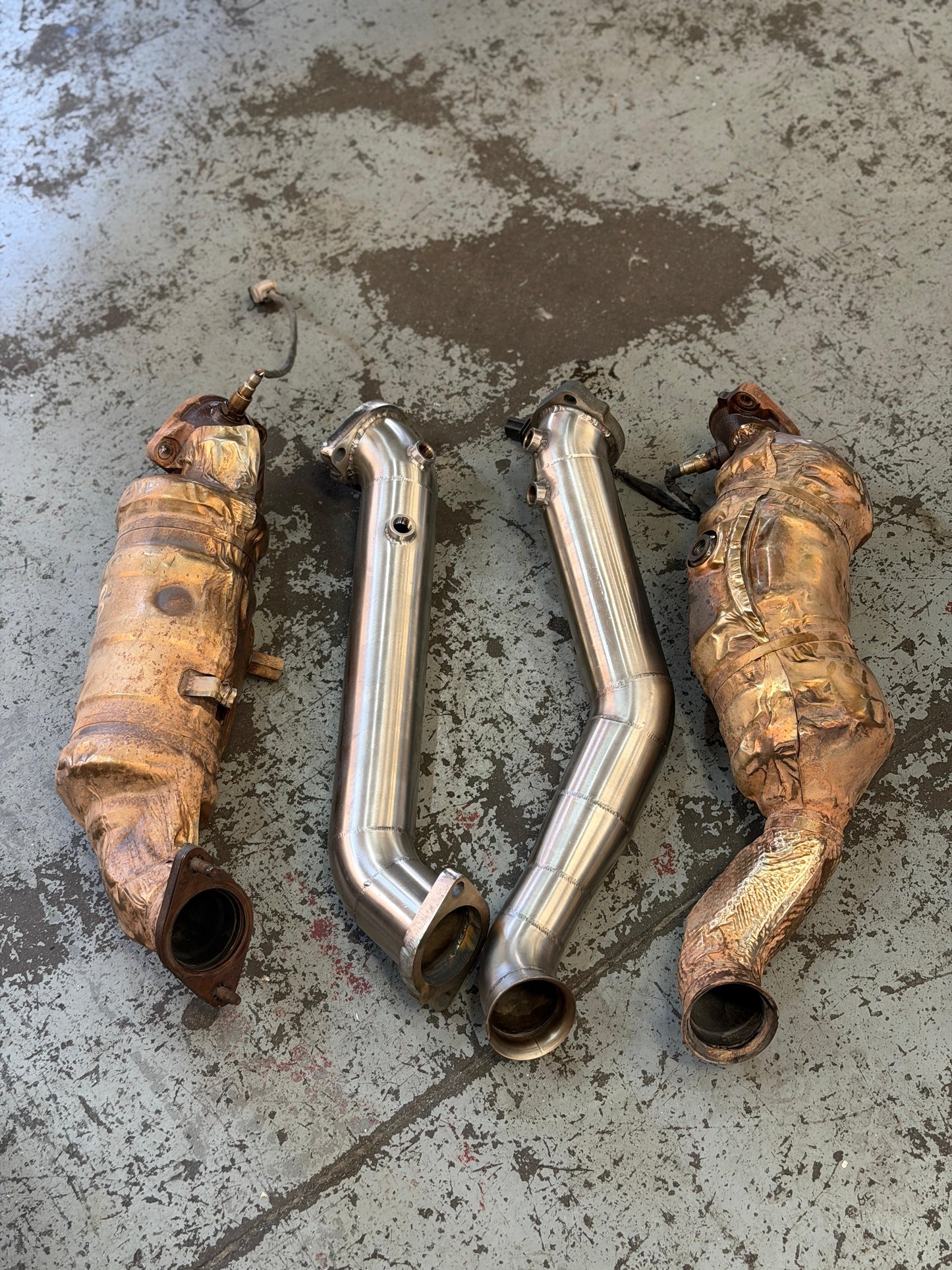 Ford Raptor Next Gen V6 Bolt-On Stainless Steel Downpipes
