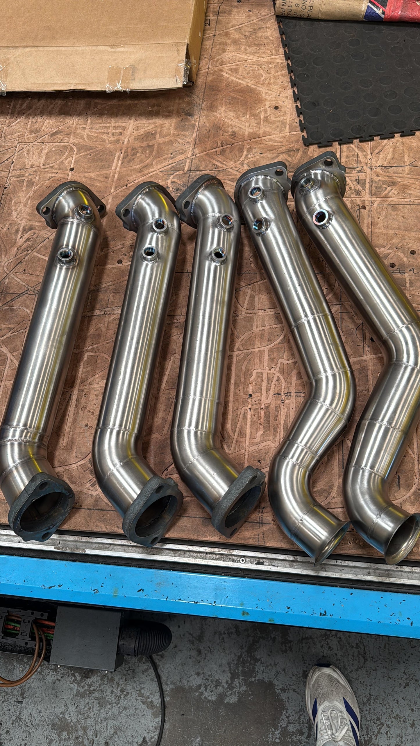 Ford Raptor Next Gen V6 Bolt-On Stainless Steel Downpipes