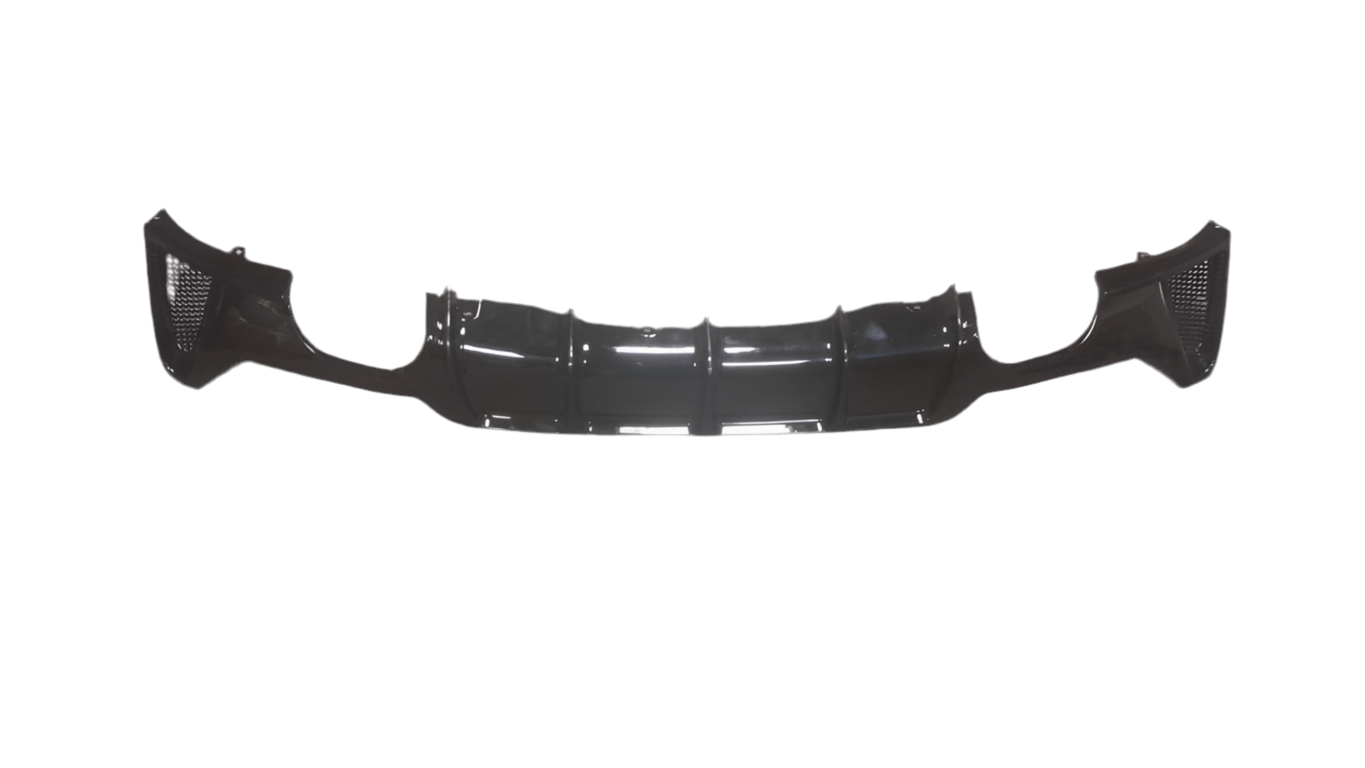 BMW 4 Series F32/ F36 Rear Diffuser Dual Exit Double Pipe Gloss Black