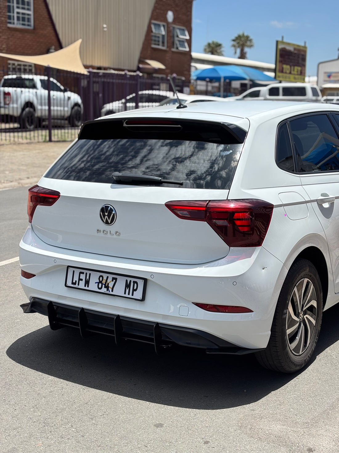 VW Polo Life/ TSi Rear Add-On Diffuser – SPORTMAX DESIGN SA