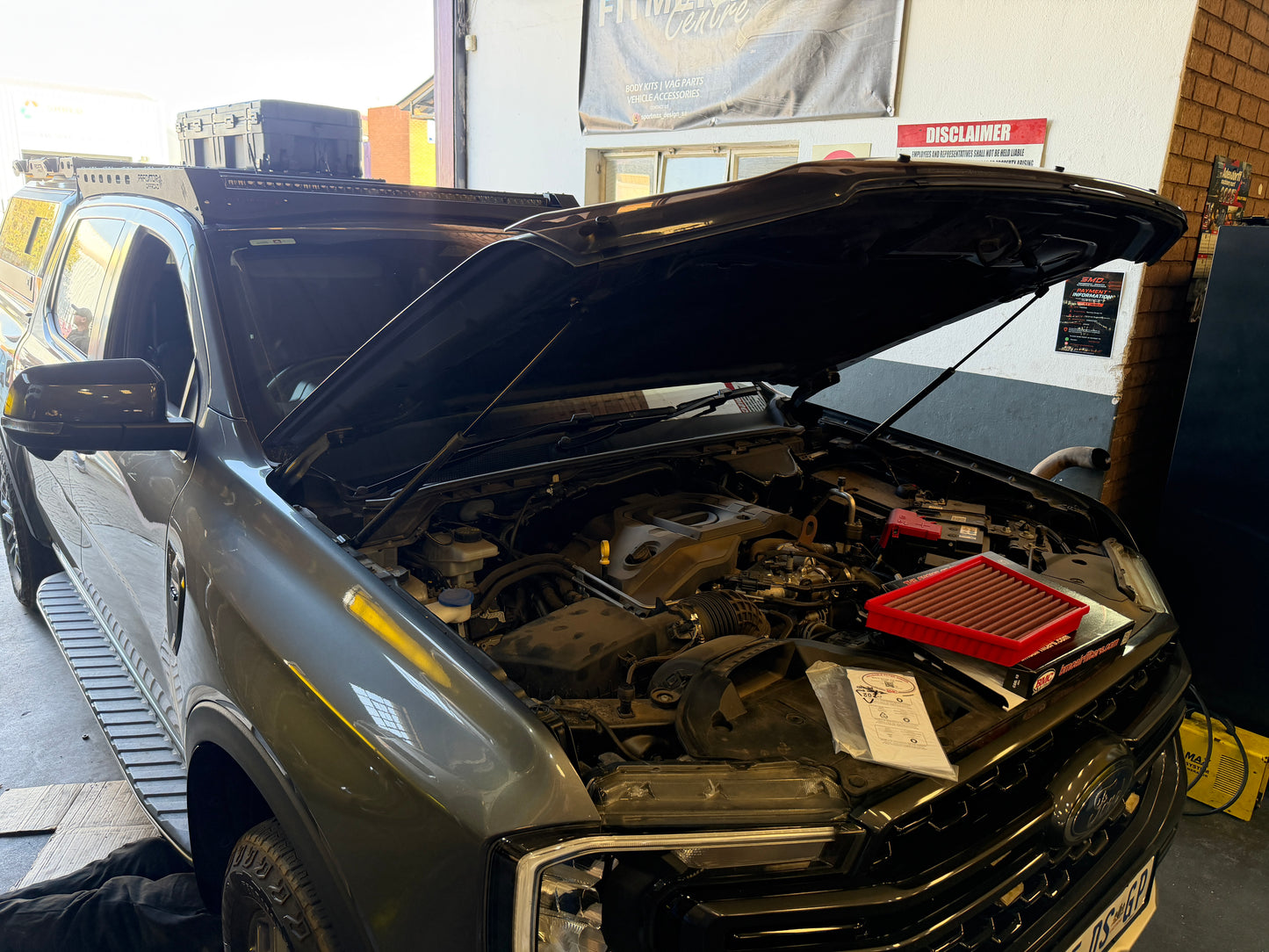 Ford Ranger Next gen V6 diesel drop in performance BMC filter