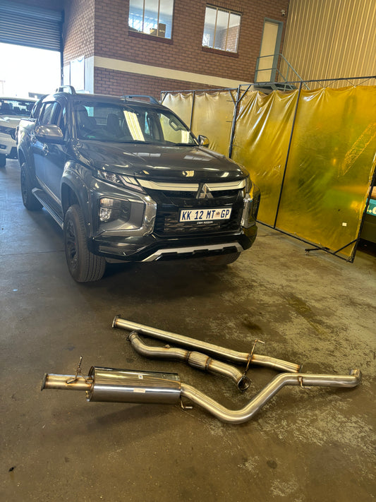 Mitsubishi Triton 2.4 Full Exhaust System & Downpipe