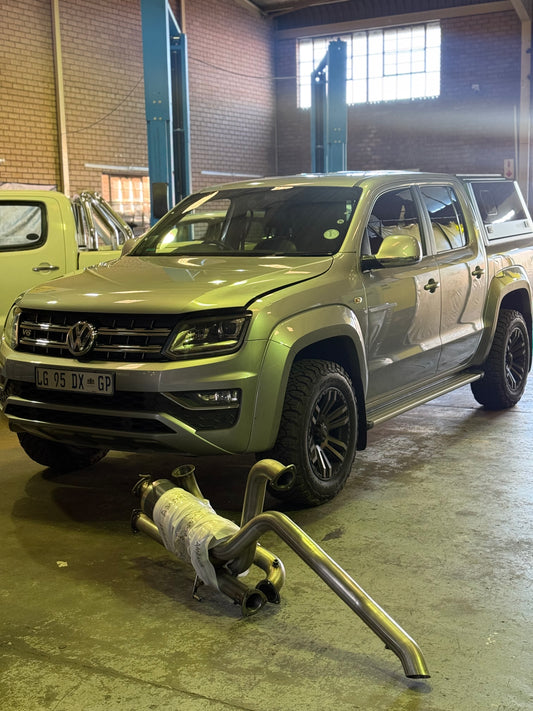 VW Amarok V6 Full 76mm Stainless Bolt On Exhaust System