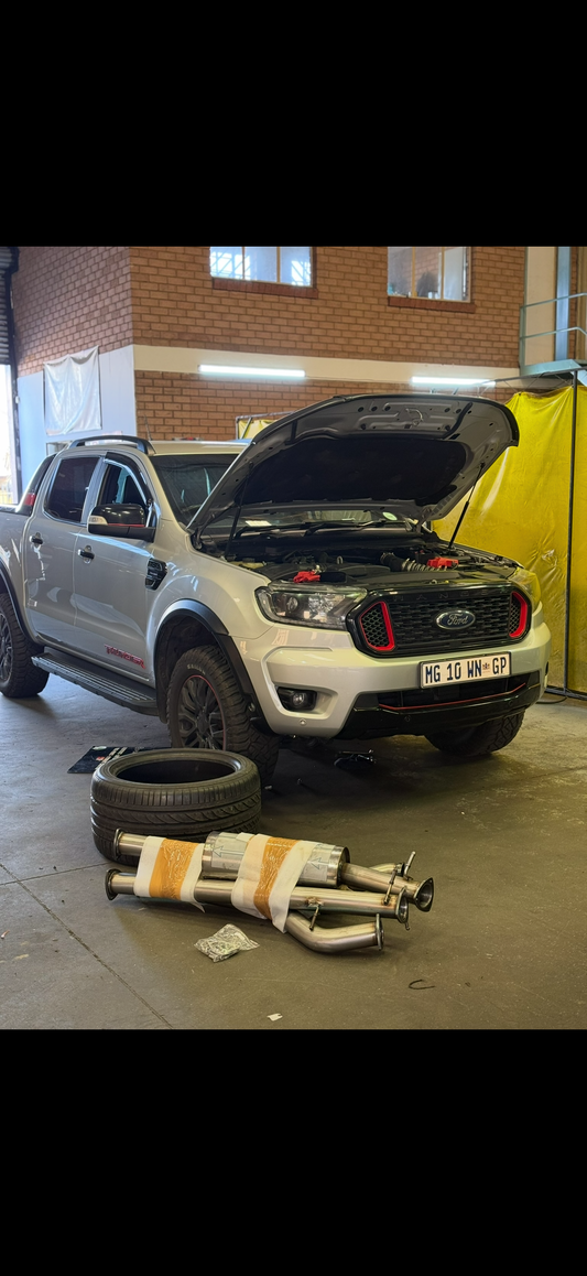 Ford Ranger Thunder Bi-Turbo Downpipe & Full Exhaust System