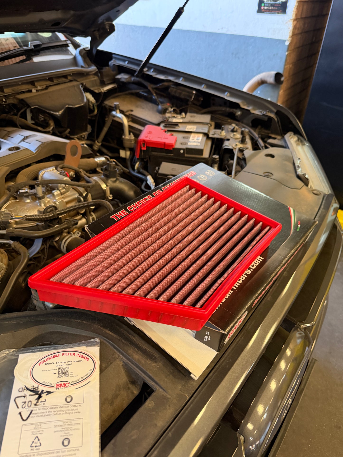 Ford Ranger Next gen V6 diesel drop in performance BMC filter