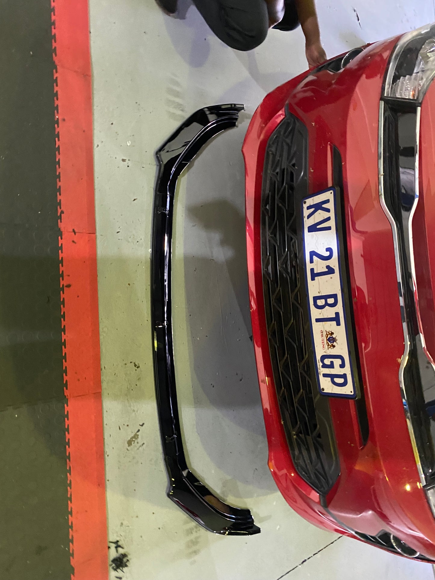 Kia Rio 2019+ Gloss Black Front Lip Spoiler