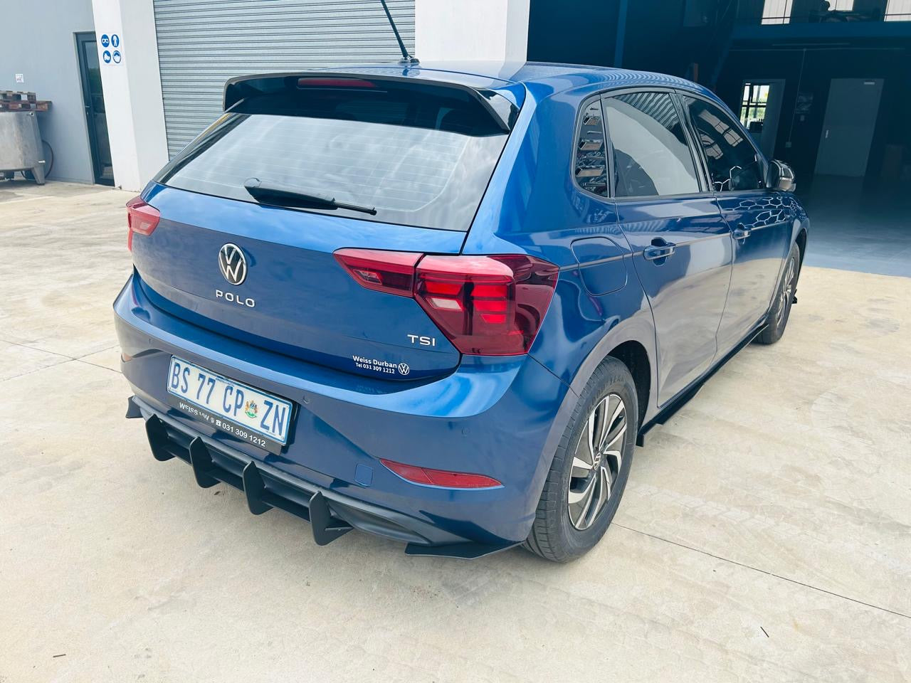VW Polo Life/ TSi Rear Add-On Diffuser – SPORTMAX DESIGN SA