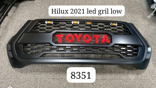 Toyota Hilux 2021 + Raider Grill with LED