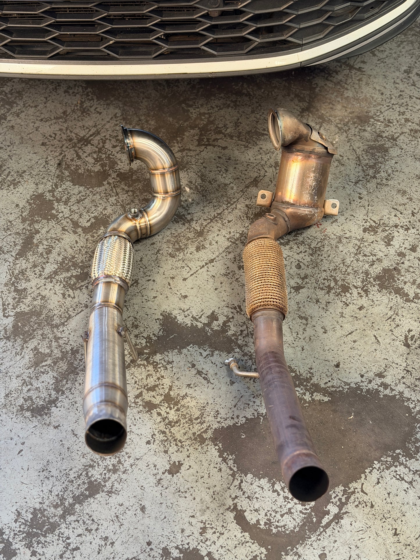 VW golf 8 Gti stainless steel Downpipe