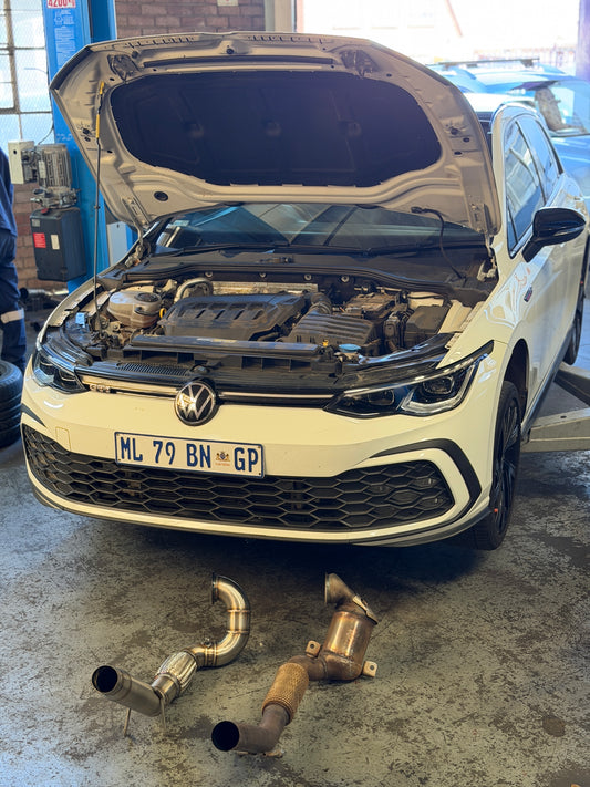 VW golf 8 Gti stainless steel Downpipe