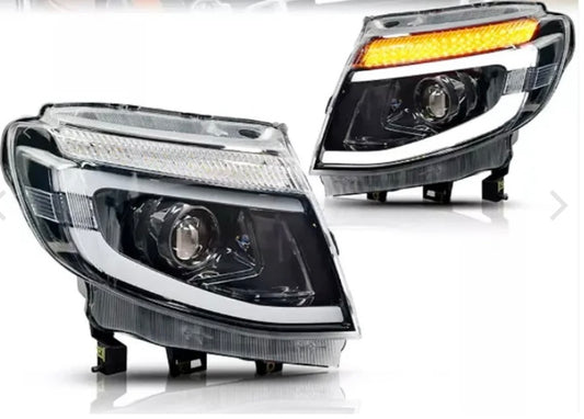 Ford Ranger 2012 - 2015 T6 Headlights