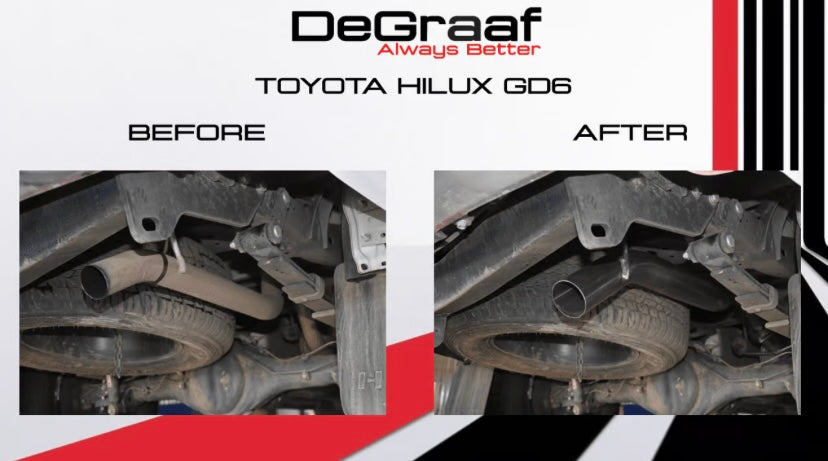 Toyota Hilux GD6 Revo Degraaf BOBW Performance Exhaust For Sale