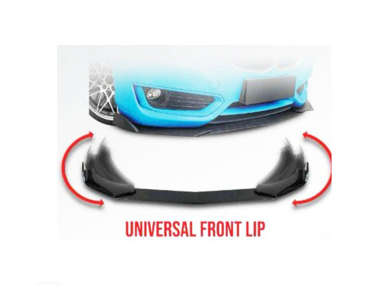 Universal 3 Piece Front Lip Gloss Black