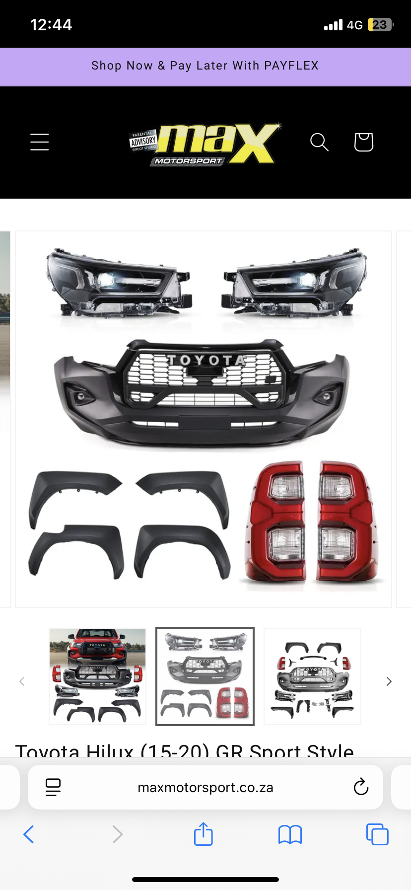 Toyota Hilux 2016 - 2020 GR Upgrade Body Kit