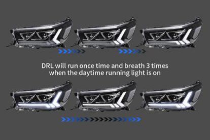 Toyota Hilux 2016 + LED Upgrade Headlights VLAND