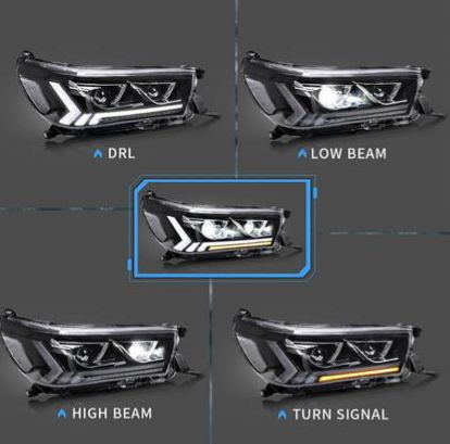 Toyota Hilux 2016 + LED Upgrade Headlights VLAND