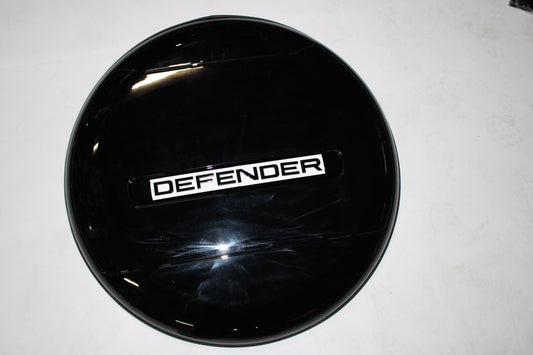 Land Rover Defender Spare Wheel Cover Silver/ Black