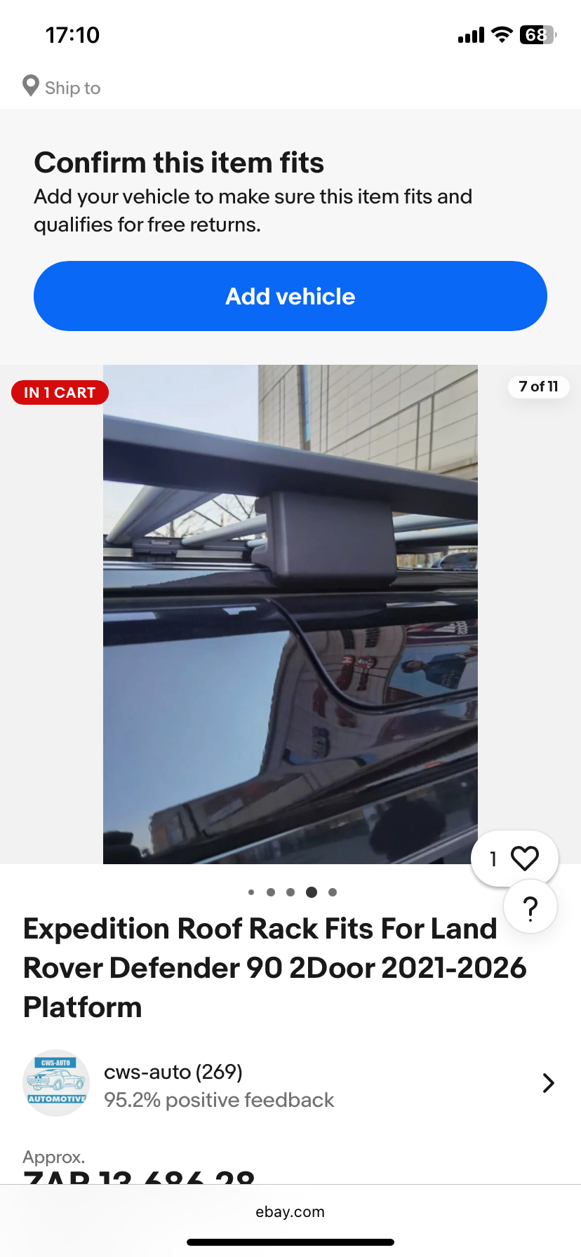 Land Rover Defender Roof Rack