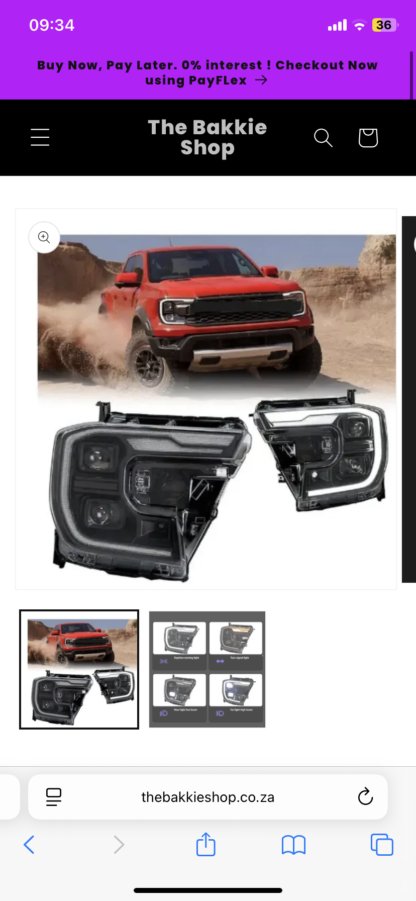 Ford Ranger 2023 Matrix Headlights