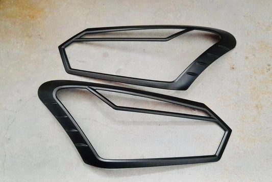 Isuzu D-Max Head Lamp Trim 2016+ Matte Black
